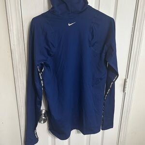 Woman Nike Royal Blue Performance Top with White Swoosh